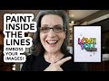 Easy Painting Inside Stamped Images (the secret? emboss them first!)
