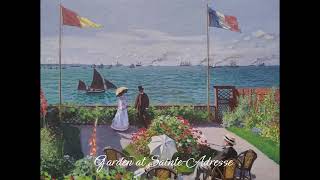 Simon ArtWalk: Garden at Sainte-Adresse by Monet