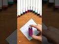 Beautiful Glitter Calligraphy Using Glue &amp; Glitter #zarmeenasmeerart #satisfying #painting #drawing