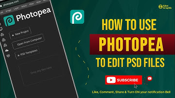 How To Edit PSD Files(Photoshop) Easily Using Photopea || Photoshop Tip