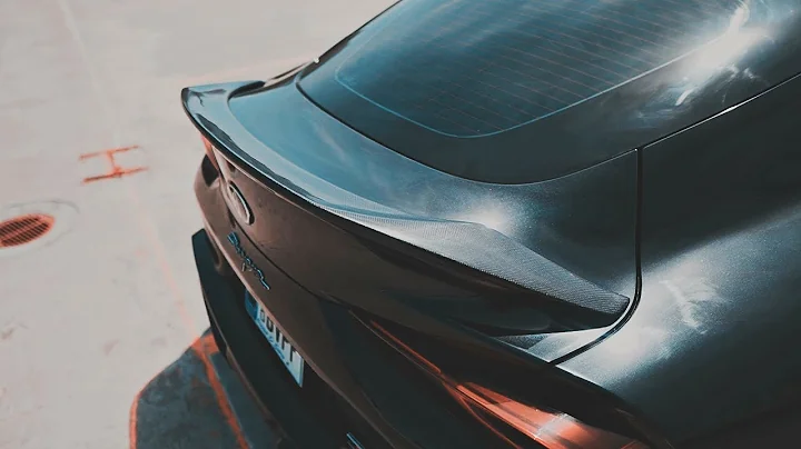 REXSPEED CARBON FIBER SPOILER INSTALL on my 2020 SUPRA!