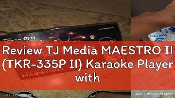 Review TJ Media MAESTRO II (TKR-335P II) Karaoke Player with Free Microphone