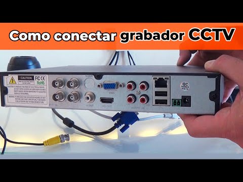 Como conectar grabador DVR sistemas de cámaras CCTV mediante cable Td System Tv No Enciende 2