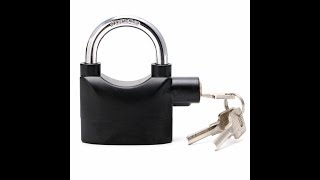 How To Replace The Batteries On The Alarm Siren Padlock