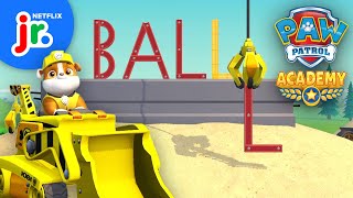 build letters rubble abc games kids paw patrol academy netflix
