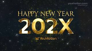 New Year Countdown - Cinematic Timer (Ae, Pr, Dr, FCPX) - Free