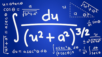 Integral of 1 / (x^2 + a^2)^ (3/2) using Trigonometric Substitution