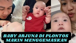  Putri Isnari dan Abang Azis Cukur Gundul Baby Arjuna