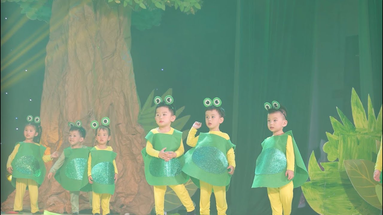 Tiết mục "Năm Chú Ếch Xanh"  |   Lớp Hạnh Phúc