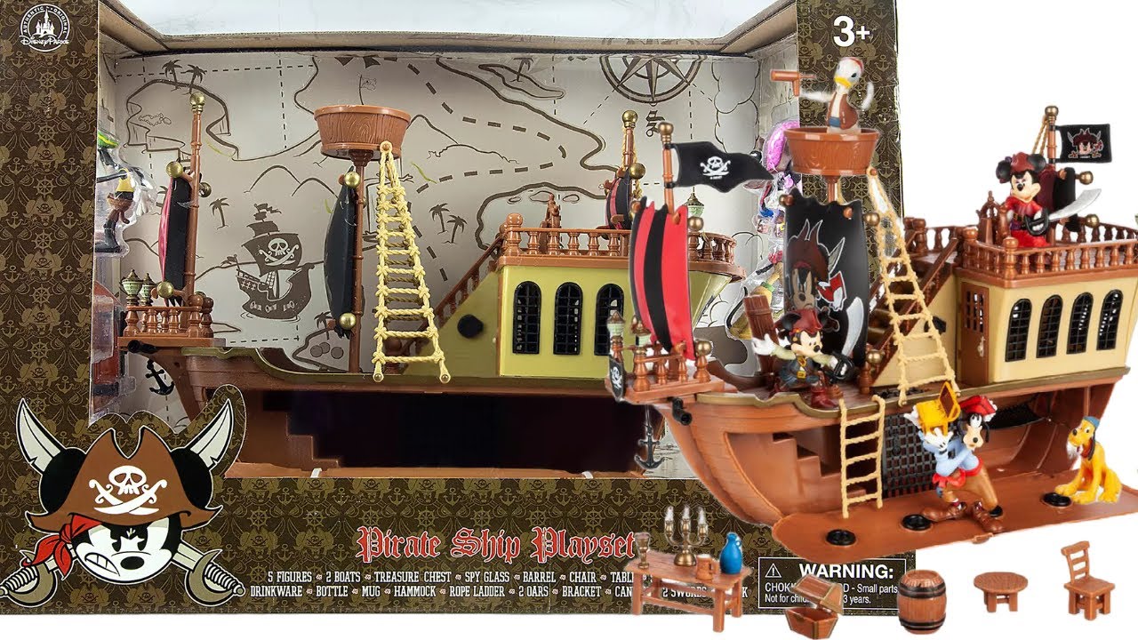 Mickey Mouse and Friends Pirate Ship Play Set – Pirates of the Caribbean