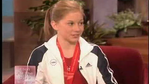 Shawn Johnson on Ellen, October '07