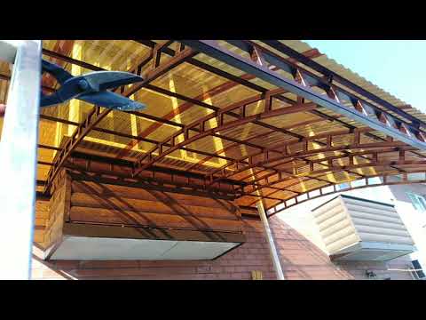 Сотовый поликарбонат для крыш