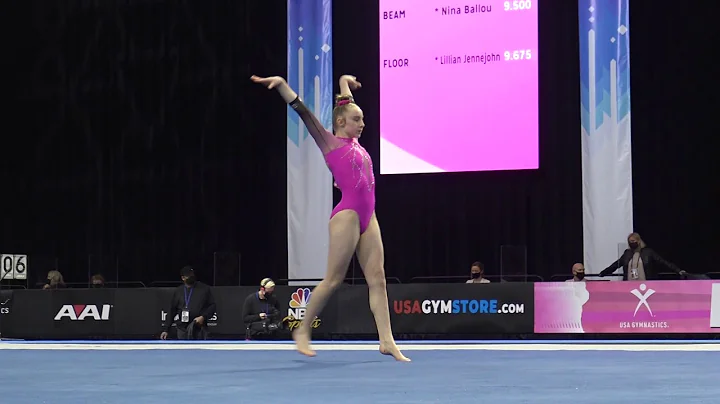 Lauren Harkins  Floor Exercise  2021 Nastia Liukin...