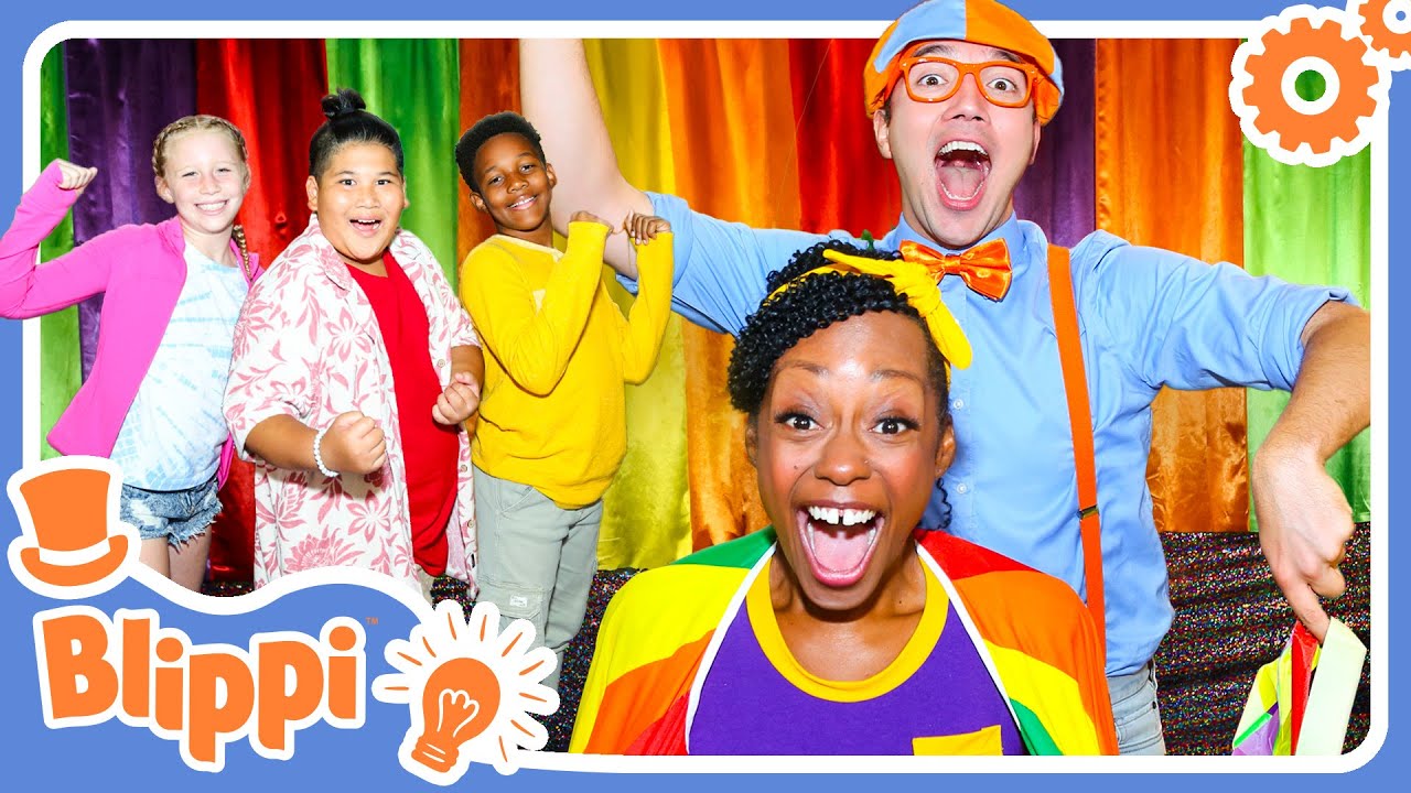 Anyone can dance blippi 30 minute compilation home learning for