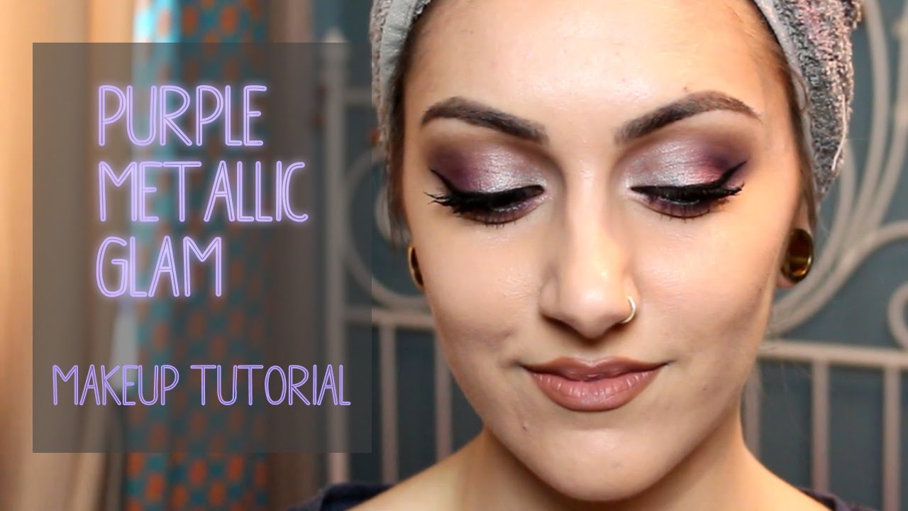 Purple Metallic Glam | Makeup Tutorial - YouTube