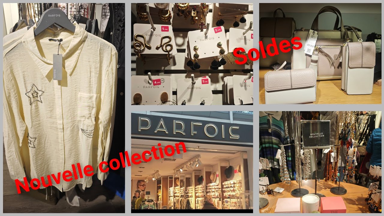 Boutique d'accessoires de mode PARFOIS : soldes et nouvelle collection ...