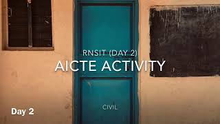 AICTE Activity|Department of Civil Engineering|RNSIT screenshot 5