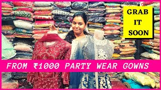 From ₹1000 Latest Partywear Gowns | Taruna Fashion | Chennai @ Just Know Fashion