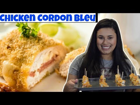 How to Make Chicken Cordon Bleu Bites (Watch Me Cook)