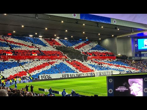 Glasgow Rangers Tribute To Queen Elizabeth Ii 1926 - 2022