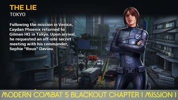 Modern Combat 5 Blackout || Mission 1 ( The Lie ) Walkthrough || Jhalla Gamer