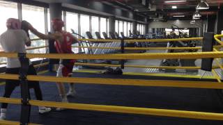 Boxing Sparring Session at EMD fitness Dubai, UAE