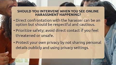 Should You Intervene When You See Online Harassment Happening? - Everyday-Networking