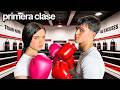 MI HERMANO me lleva a mi PRIMERA CLASE de BOXEO *ha sido muy duro*