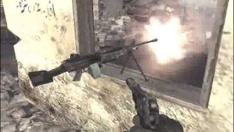 CoD4 PC: NICE GUN TURRET BUG - ambush