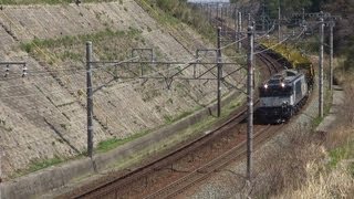 9863レ EF64-1037 チキ3×3 鷲津-新所原