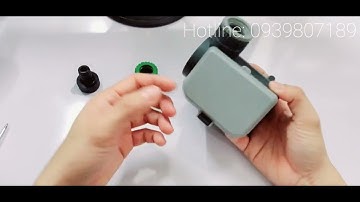 Hướng dẫn lắp đặt bộ tưới cây tự động dùng pin thái lan Malee ML-1208 van nước hẹn giờ đóng mở nước
