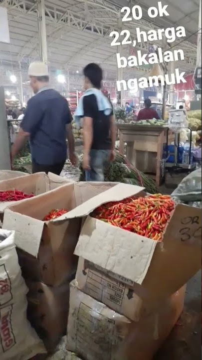 harga cabe malam ini .pasar induk cibitung bekasi