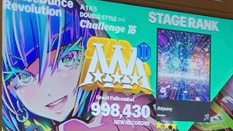 【DDR WORLD】 Ødyssey CDP 998,430 AAA GFC