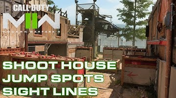 Modern Warfare 2: Shoot House - The BEST Jump Spots & Sight Lines You MUST Use!
