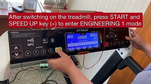 Incline Calibration tutorial for home use treadmill
