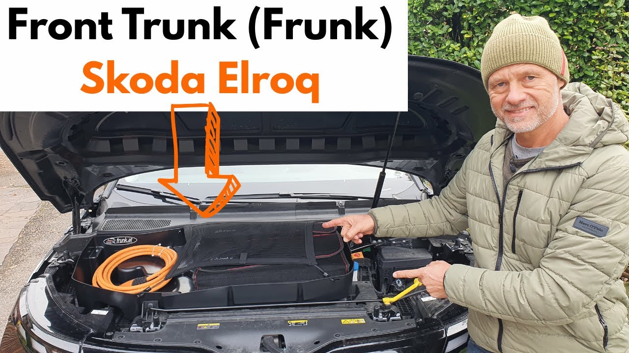 Front trunk (frunk) in the Skoda Elroq!!! Product presentation by Frunk.at | Front trunk