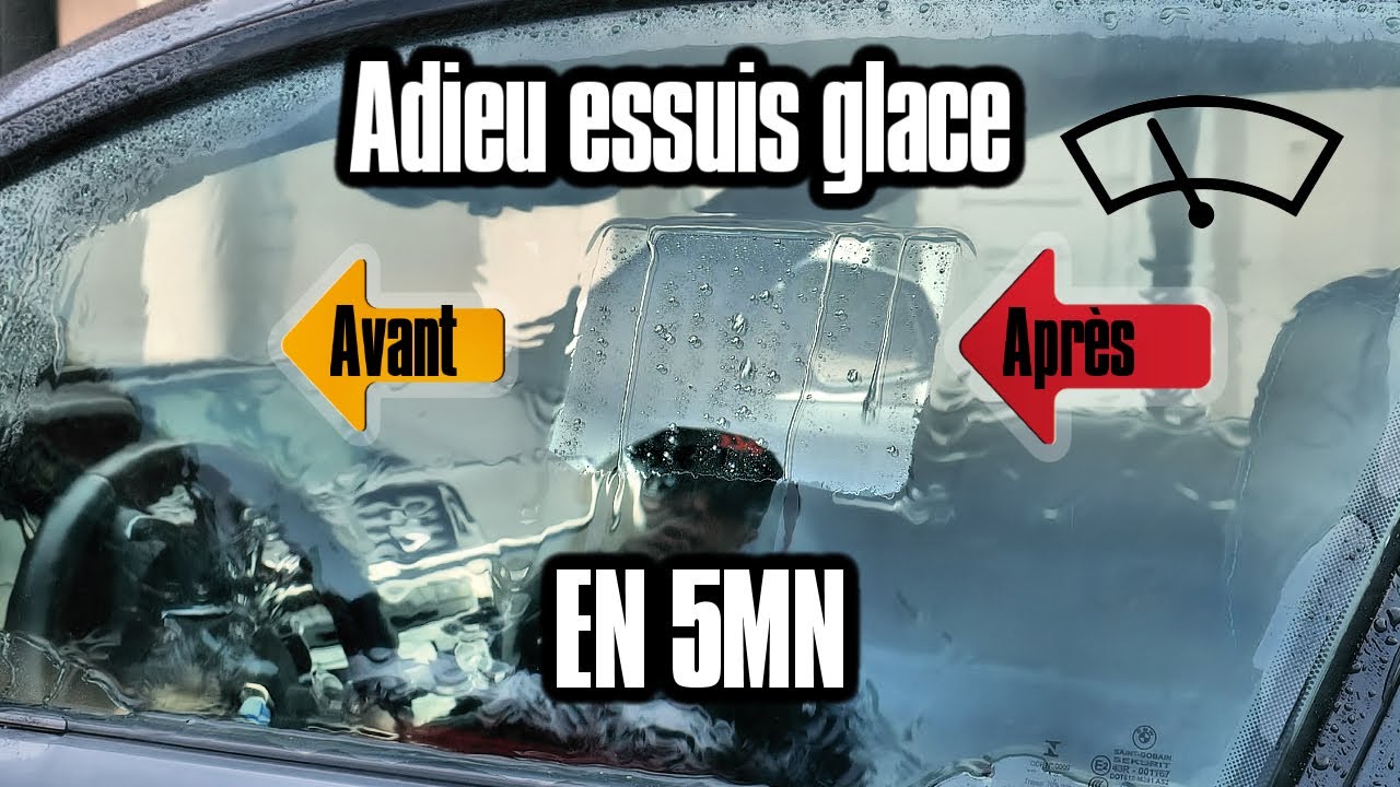 PLUS BESOIN D'ESSUIS GLACE, en 5mn et pas de céramique !!! 