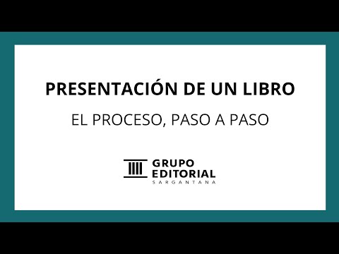 Video: Cómo Hacer Una Presentación De Libro