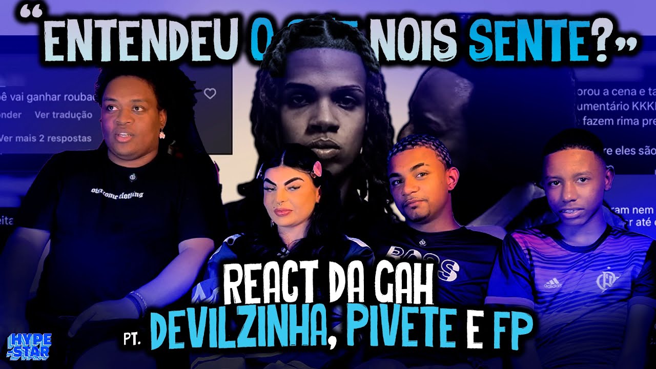 Gah React ✡️ Devilzinha Pivete e FP ''JOTAPÊ' ENTENDEU O QUE NOIS SENTE ?''