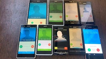 Sony 9 incoming calls at the same time!