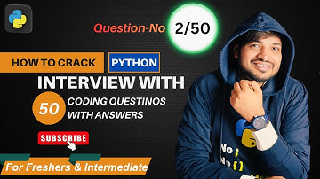 Question-2 Python Program to Find the Largest Number in a List | Coding Interview Question By Rohit