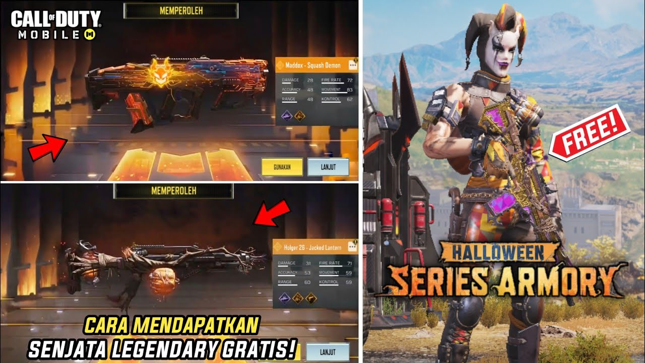 cara mendapatkan senjata artic halloween di codm