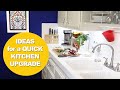 Even if you're renting, you can give your kitchen a makeover with these quick & easy DIY ideas