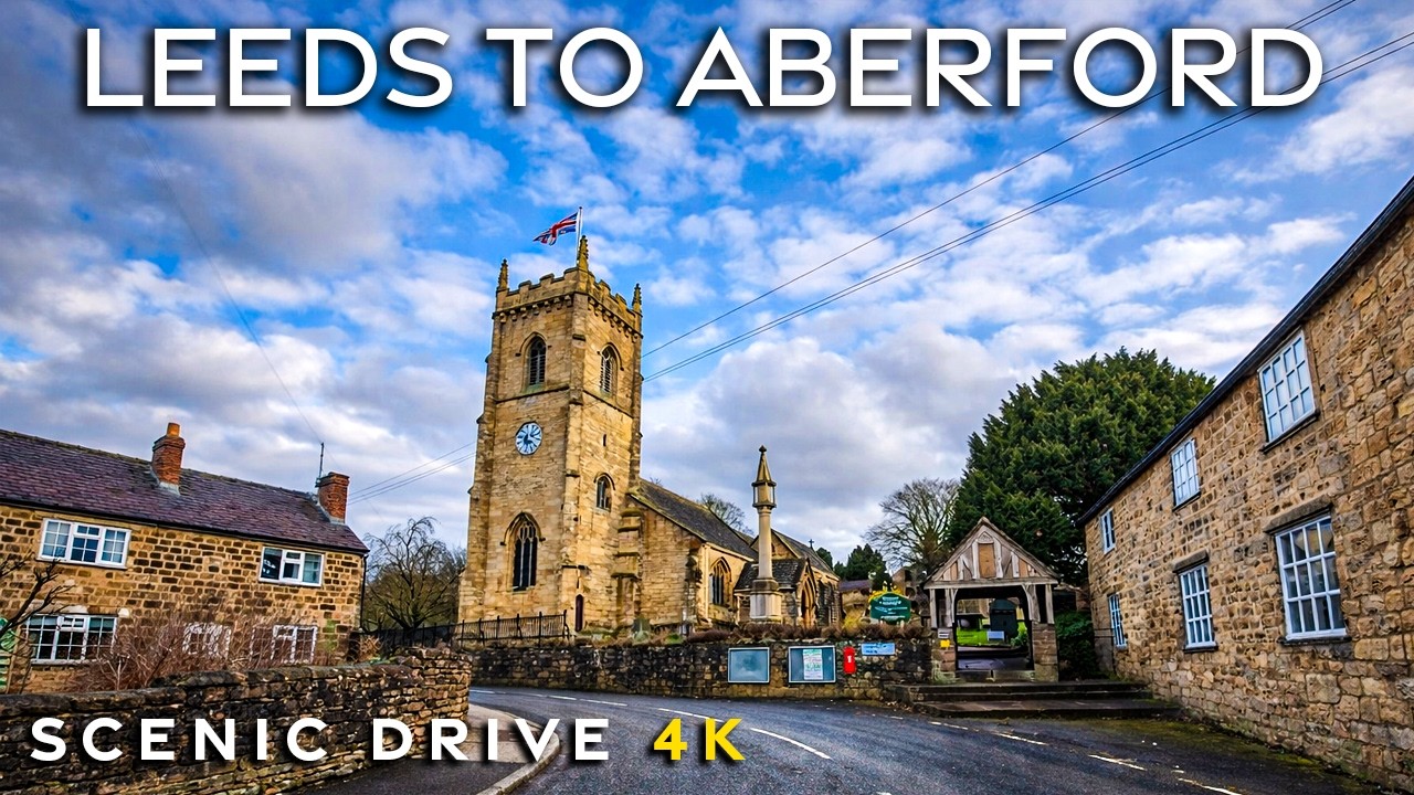 Leeds to Thorner & Aberford – Rural West Yorkshire POV Drive 4K HDR
