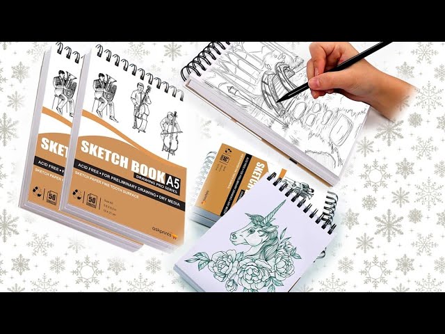 Askprints 50 Sheet A5 Sketchbook Set of 2-5.8 x 8.3 Inch