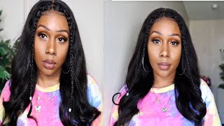 Jackie Aina Inspired Look | Allove Hair Body Wave Closure Wig UpDAte + Styling