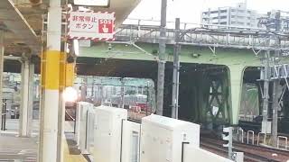 681系特急しらさぎ回送列車金山3番線通過