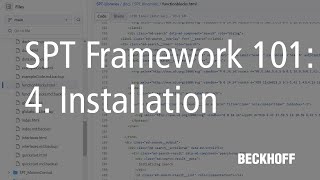 Installation of the SPT Framework | SPT Framework 101, part 4