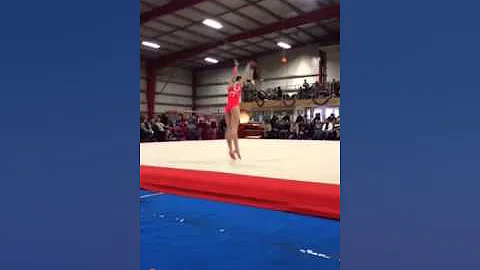 Ashleigh Doyle acro gymnastics December 2014