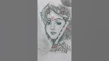 Krishna Drawing Janmashtami drawing  #drawing #shorts #viral #art #krishna #radhakrishna #radheradhe